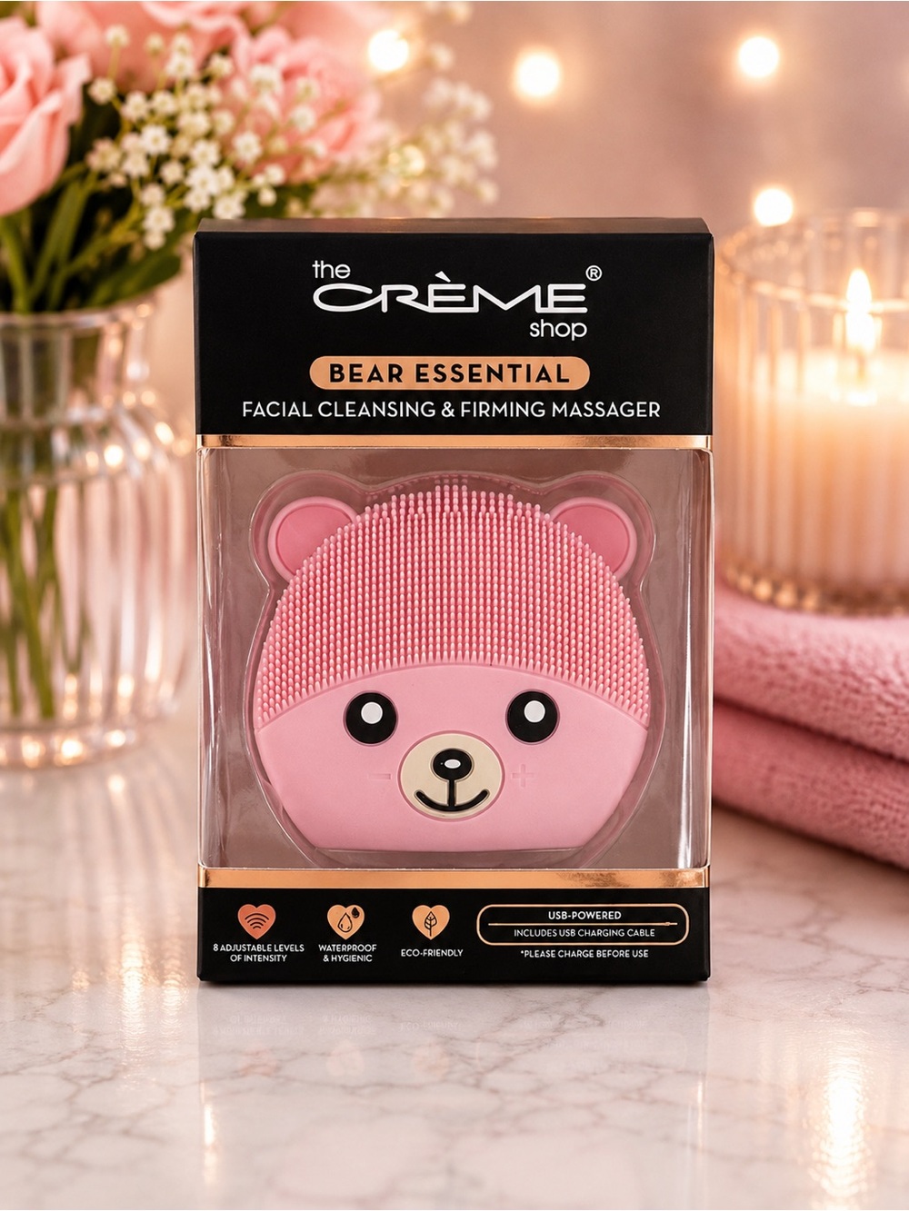 The Crème Shop Bear Essential Facial Cleansing and Firming Massager